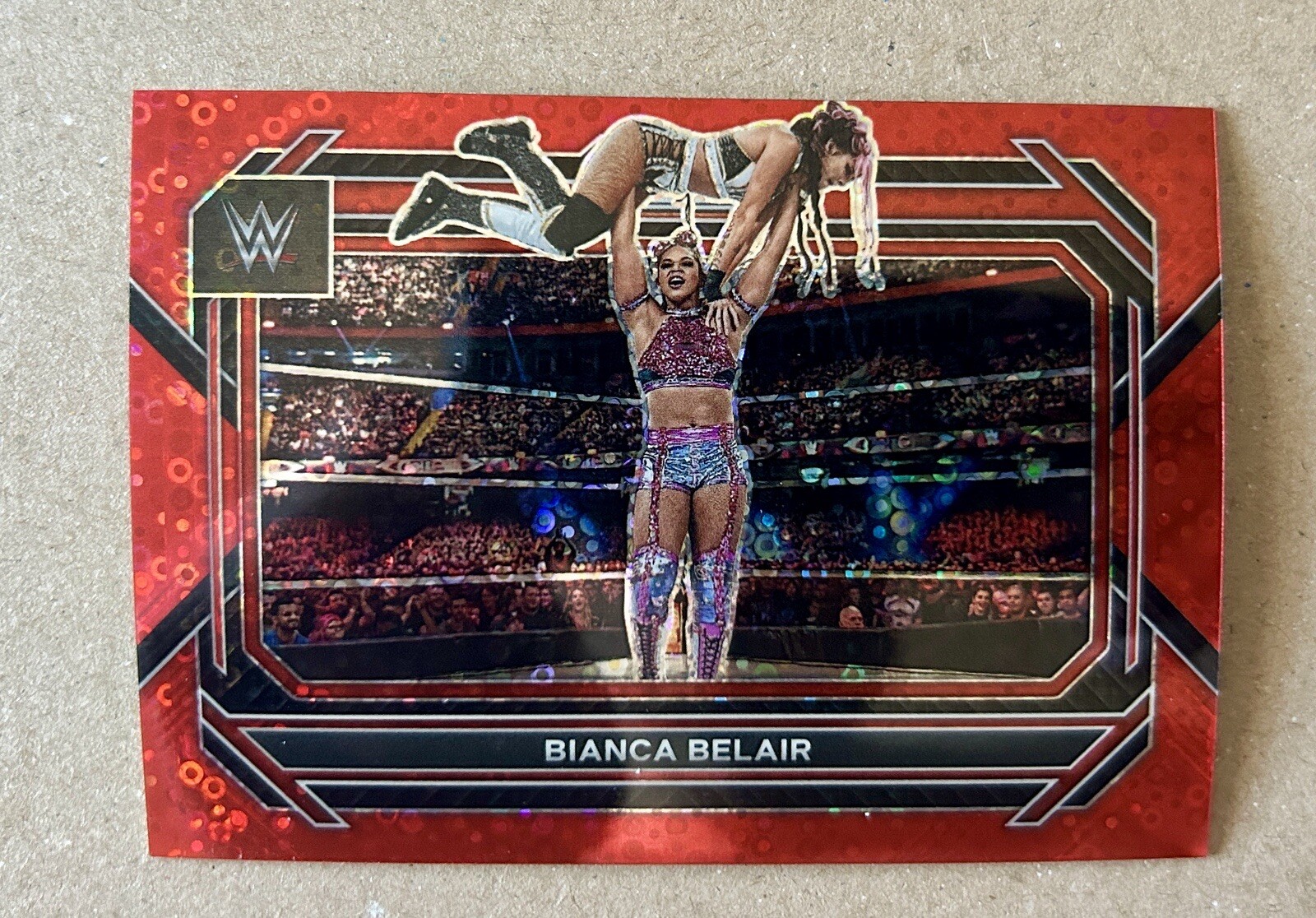 Bianca Belair 2023 WWE Prizm Red Disco 5/99 #28 Undercard