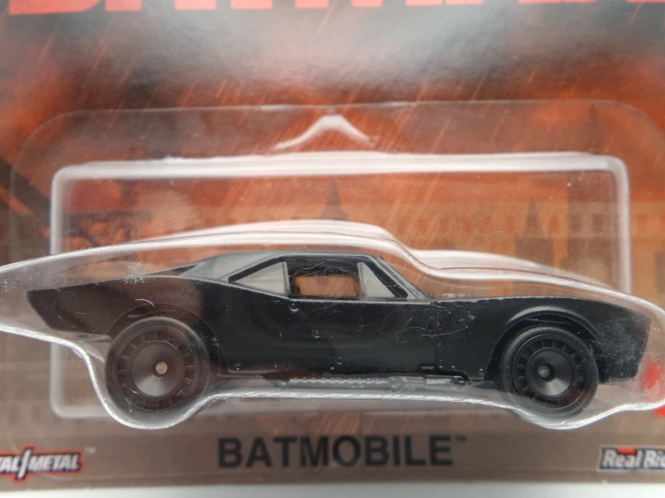 Hot Wheels Premium Retro 2022 Batmobile GRL75-JA10 The Batman DC WB - Imagen 2 de 4