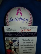 Rob Manfred (MLB Commissioner) Signed Breast Cancer Awareness OMLB  JSA CERTIFIE