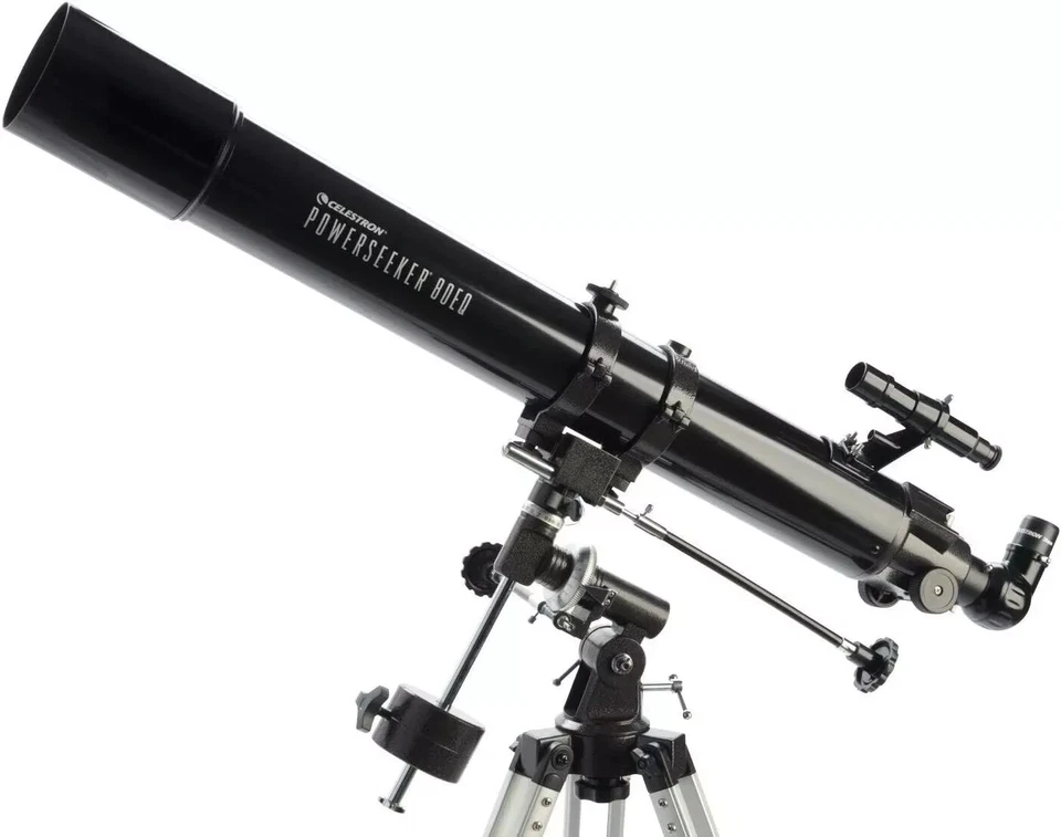 CELESTRON PowerSeeker 80 EQ Refractor Telescope 80/900mm Model 21048 - Image 4 of 4