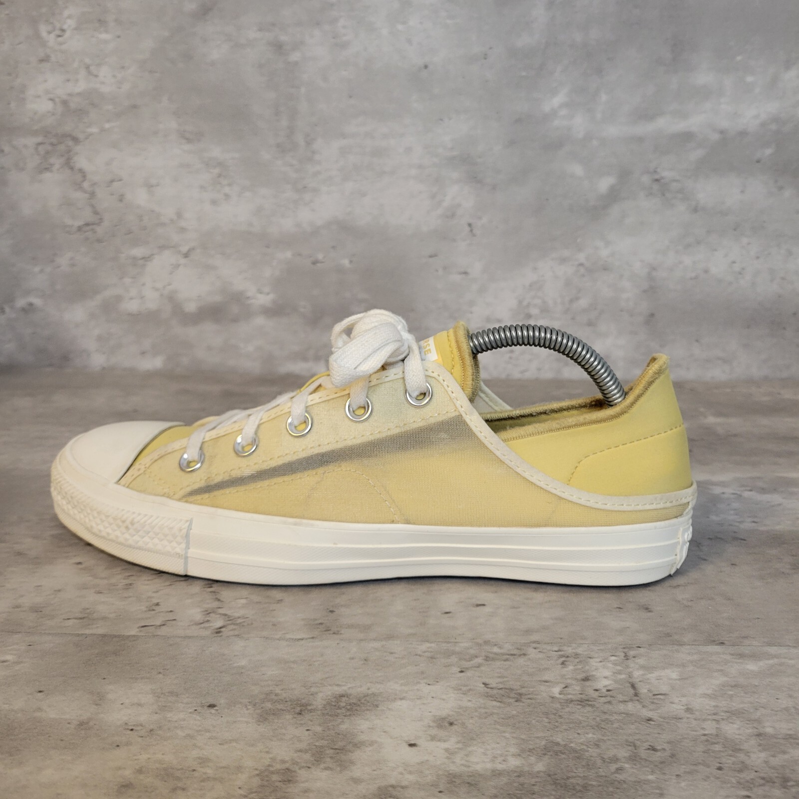 Women's Converse Chuck Taylor All Star Crush Heel Sneakers Size 9.5 Yellow A03504F-image
