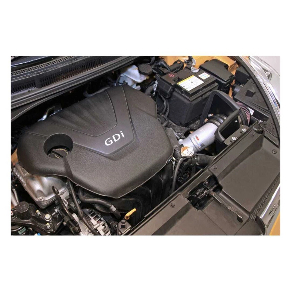 Sistema de admisión de aire de rendimiento K&N 69-5304TS para Hyundai Veloster 11-17 1,6 L L4 Foto 4 de 4