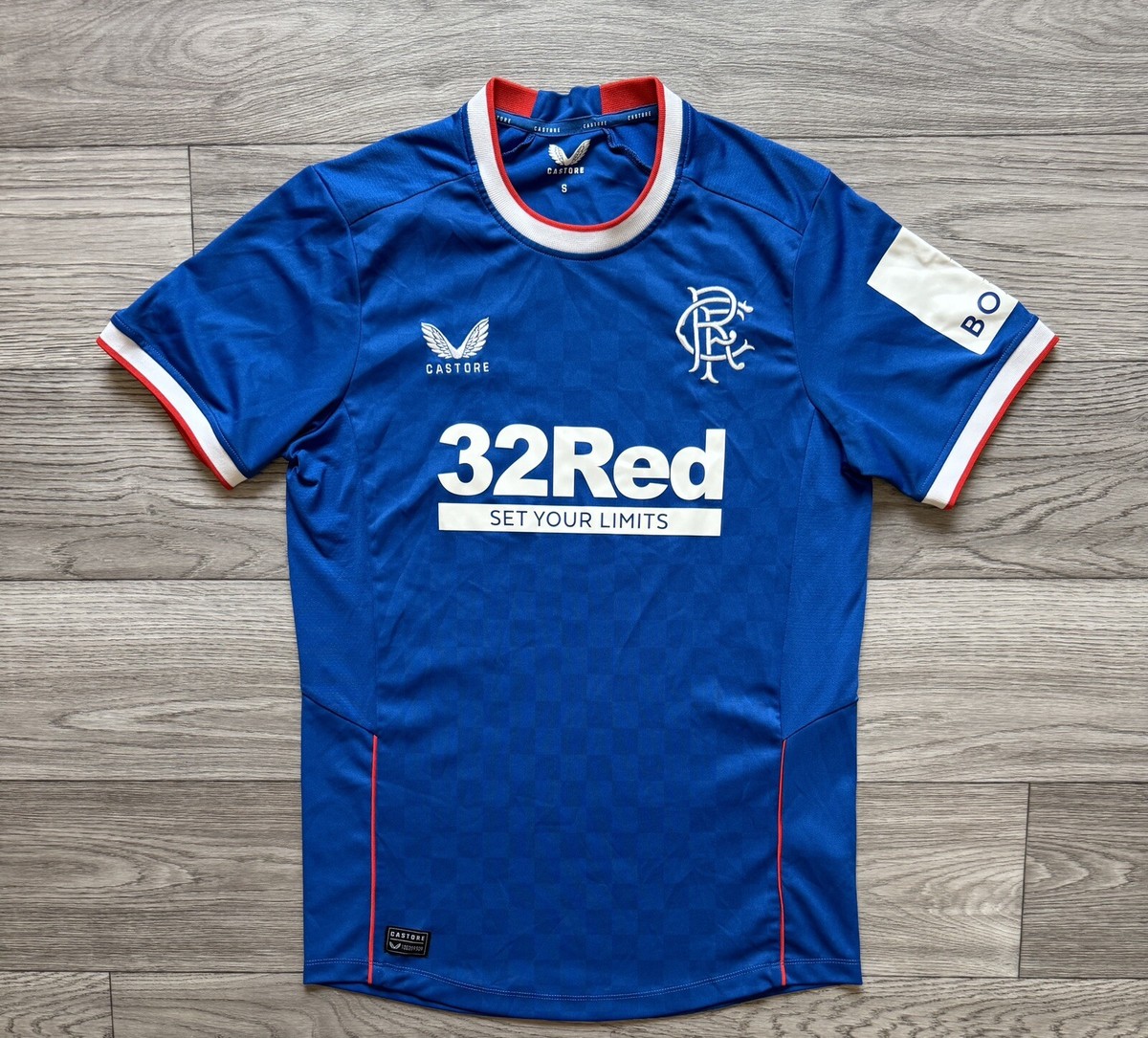 Glasgow Rangers FC Home Football Shirt Jersey 2022/2023 Size Small