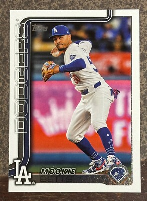 Mookie Betts 2025 Topps Series 2 baseball card #500 Los Angeles 