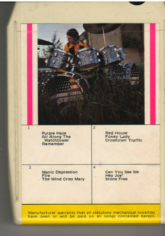 SMASH HITS Jimi Hendrix (8 track Tape Cartridge) | eBay