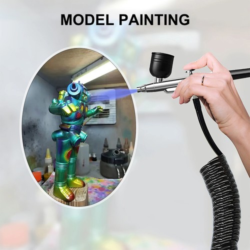 Rechargeable Cordless Airbrush-Kit Compressor with Hose for Painting Nail Art - Picture 5 of 17