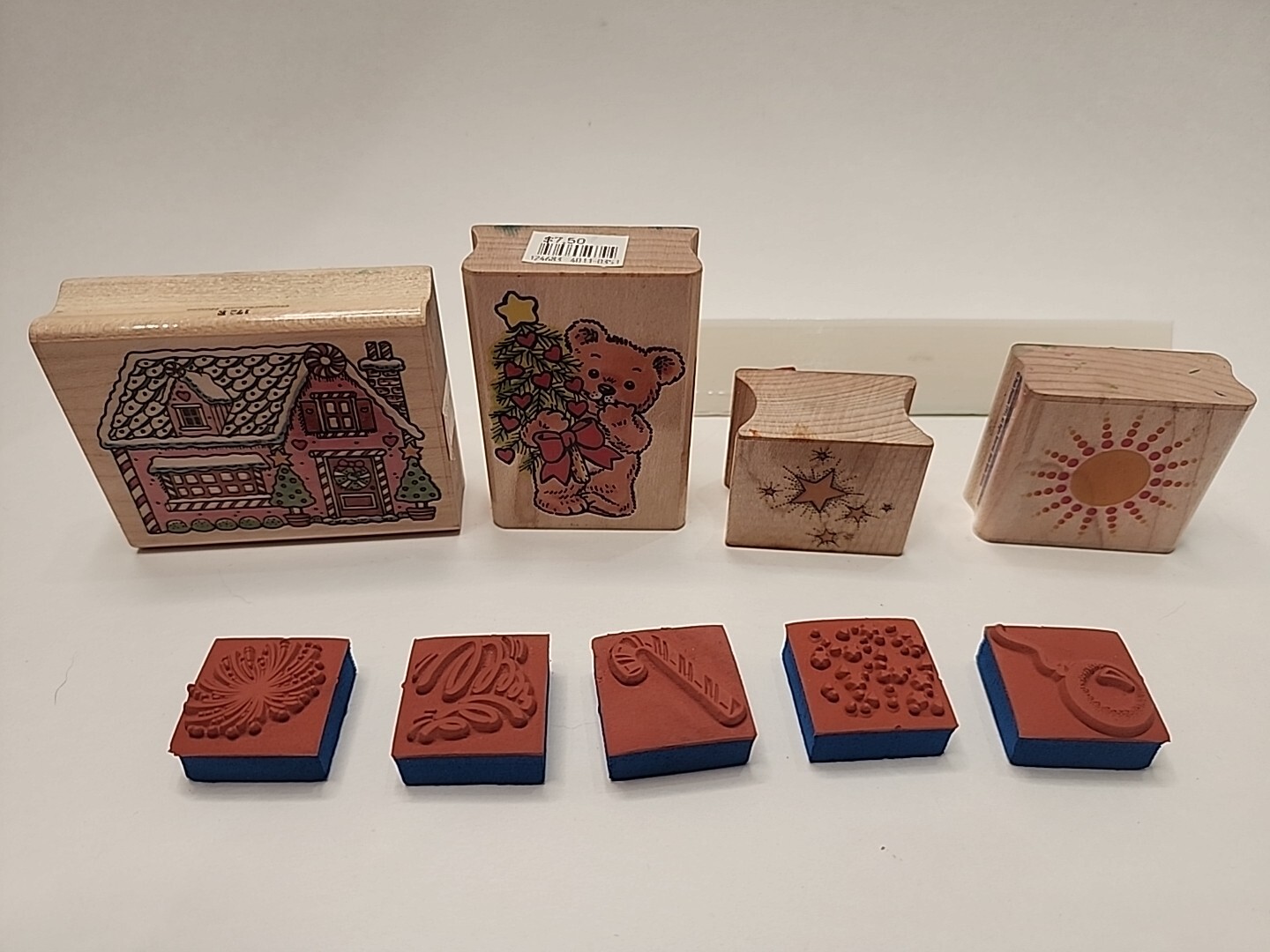 Lot of vintage Rubber Stamps...wood mounted. Crafting, Scrapbooking eBay