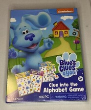 Blue's Clues You Clue Into The Alphabet Game - 106 Pieces New/Sealed