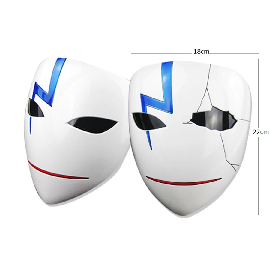 Anime Darker Than Black Smile Face Mask Li Shunsheng BK201 Cosplay Party Props - Image 3 of 4