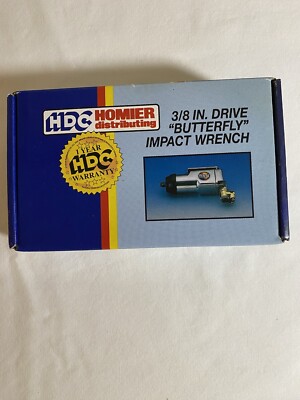HDC Homier Distributing 3/8'' Drive Butterfly Impact Wrench New In Box