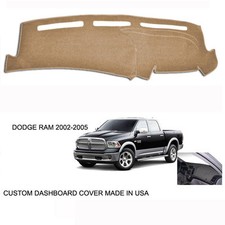 New Dodge Ram 1500 2500 Truck Custom Beige Tan Dashboard Dash Cover 2002--2005 New Dodge Ram 1500 2500 Truck Custom Beige Tan Dashboard Dash Cover 2002--2005