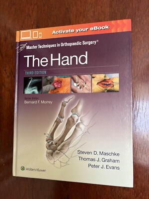 MASTER TECHNIQUES IN ORTHOPAEDIC SURGERY THE HAND 3rd EDITION by MASCHKE UNREAD