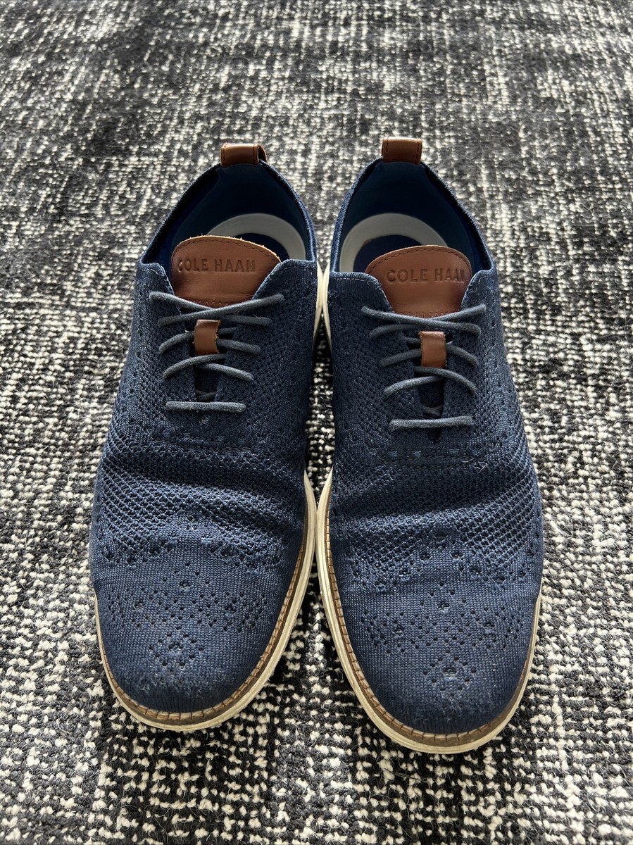 Cole Haan Grand Evolution Men's Oxfords Stitchlite Blue