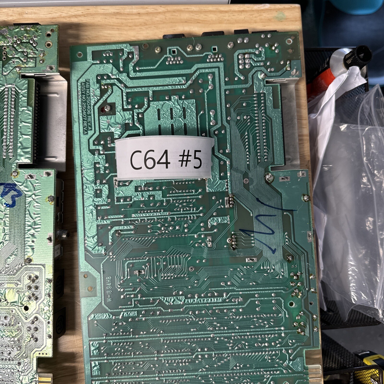 Lot of 6 Commodore 64 motherboards for parts or repair Missing Parts eBay