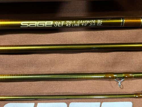 Excellent Condition Sage SLT 590/4 - 5 Weight / 4 Piece / 9 Foot Fly Rod.