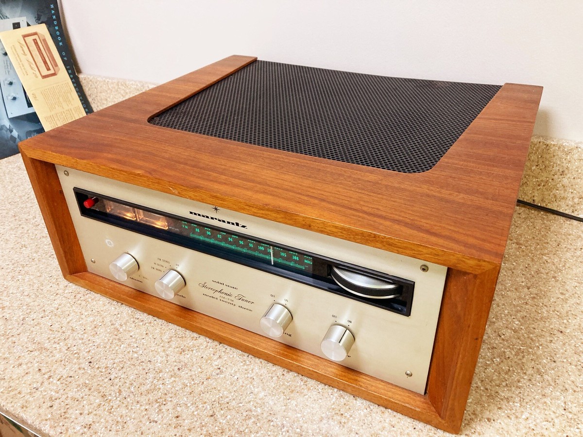 Marantz Model Twenty 23 FM Stereo Tuner Wood Case as is | eBay