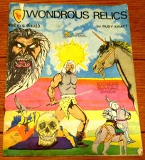 1982 Judges Guild Wonderous Relics by Rudy Kraft Magazine 30 Pages