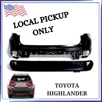 For 2014 2019 Toyota Highlander Rear Bumper Cover TO1114100 Local Pickup