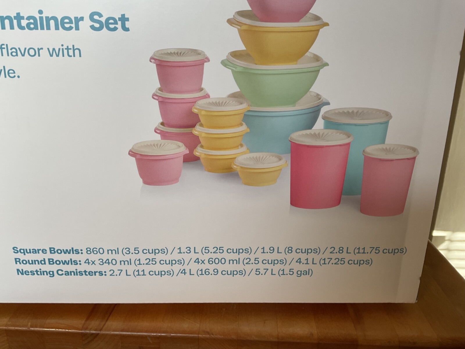 Tupperware Signature Line Storage Set New with box Tupperware Heritage Collection 32 Piece Food Storage ...