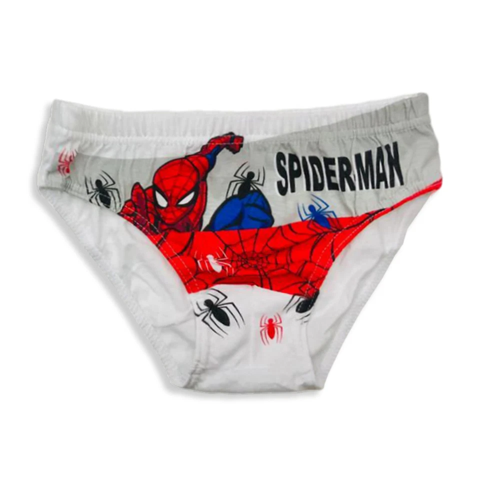 Slip 3 pezzi ufficiale Marvel Spiderman bambino shorties mutandine intimo 3159 - Immagine 2 di 4
