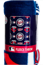 Minnesota Twins Officially Licensed fleece blanket 40in x 50in MLB