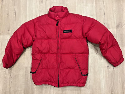 Vintage Timberland Performance Down Puffer Jacket Herren Gr. M Herbst 1997 Full Zip