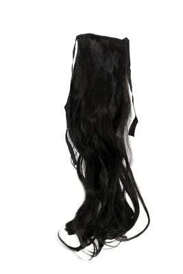 Postiche Tresse Brun Foncé Ondulés 45cm YZF-TC18-4 Bande Clip Extensions Cheveux - Photo 1/2