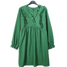 Shein V-Neck Dress Green Size 3XL NEW