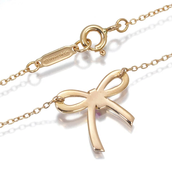 Ribbon rosette necklace sale tiffany
