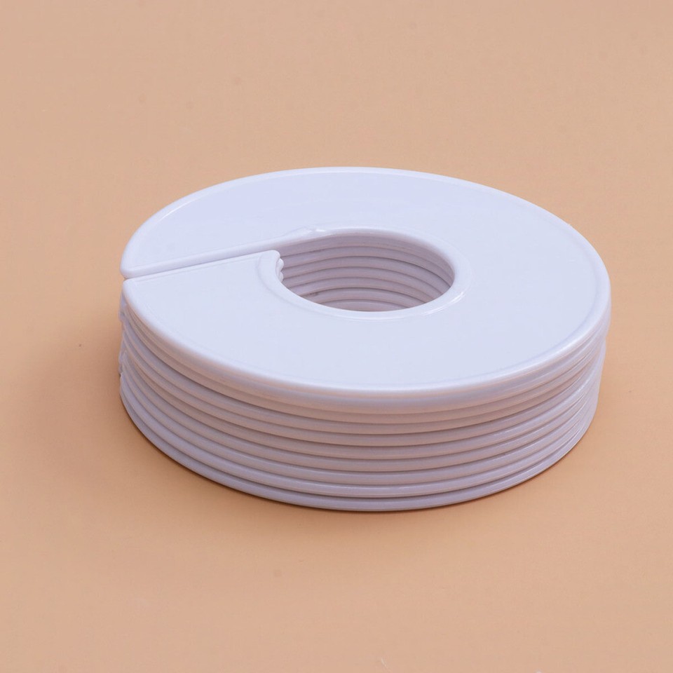 10 Pcs Clothing Rack Size Dividers Sleeve Separator Plastic Hanger eBay