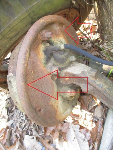 57 CHEVROLET 6700 BUS DUMP TRUCK RIGHT PASSENGER FRONT BRAKE BACKING PLATE 1957.