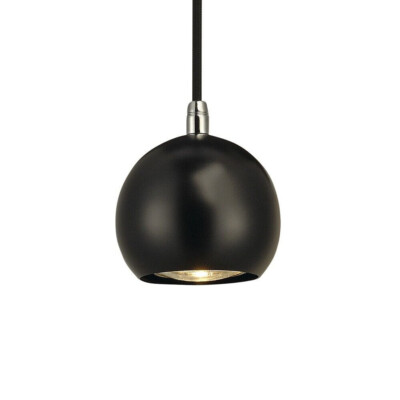 SLV LIGHT EYE BALL GU10 Pendelleuchte, schwarz/chrom, GU10, max. 50W