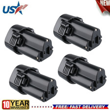 4Pack 4.0Ah For MAKITA BL1014 Lithium 10.8V BL1013 Battery 195332-9 194550-6 US