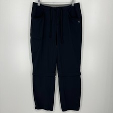 Mountain Hardwear Pants Women's Size 8 Black Hiking Convertible Zip Pockets