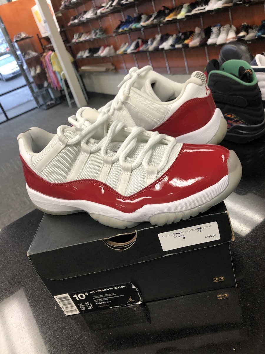 Nike Air Jordan 11 Retro Low Cherry 2016 (528895-102) Men's Size 10.5 | eBay