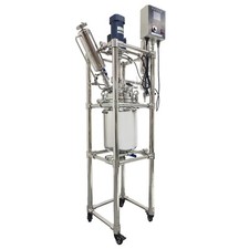 10L Double-layer Stainless Steel Reaction Kettle Laboratory Jacketed Reactor
