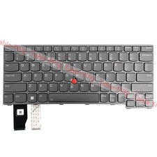 Gray US Backlit Keyboard for Lenovo Thinkpad L13 2-in-1 Gen5 Type 21LM, 21LN