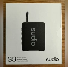 Sudio PORTABLE SPEAKER WATER RESISTANT NEW IN UNOPENED BOX