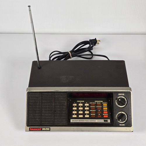 Bearcat Scanner, Police, Marine, Aircraft. Model BC-20/20. Works with ...
