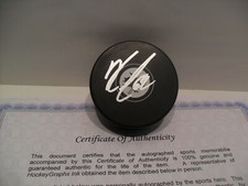 Kevin Labanc Autographed Signed San Jose Sharks Puck COA Very Nice Silver Pen 