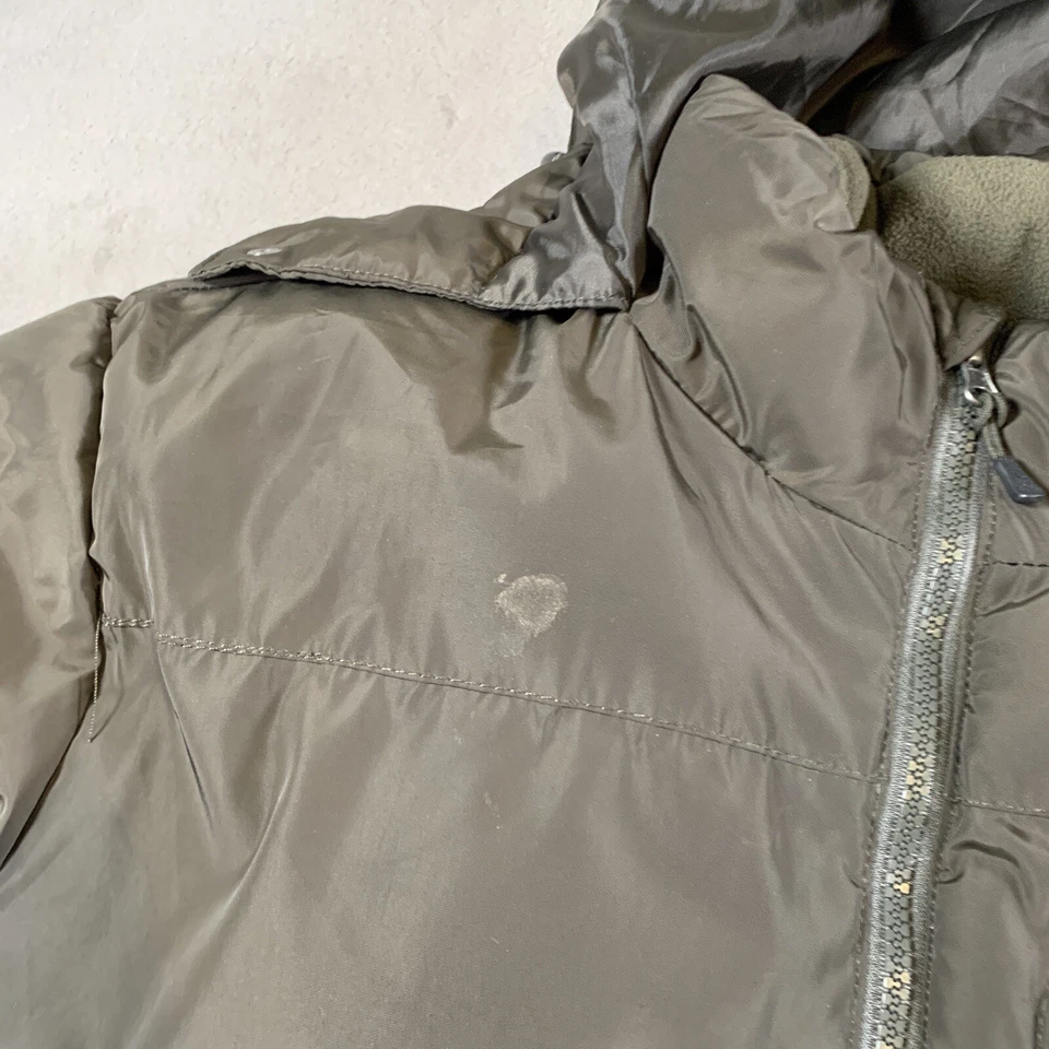 Outdoor Life Puffer Jacket Mens Large Green Coat Full Zip Outdoors Chest Pocket - Image 2 of 4