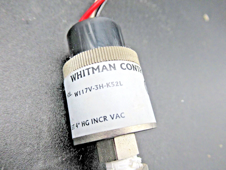 Whitman Controls W117V-3H-K52L Stainless Steel Vacuum Switch GREAT CONDITION - Image 2 of 4