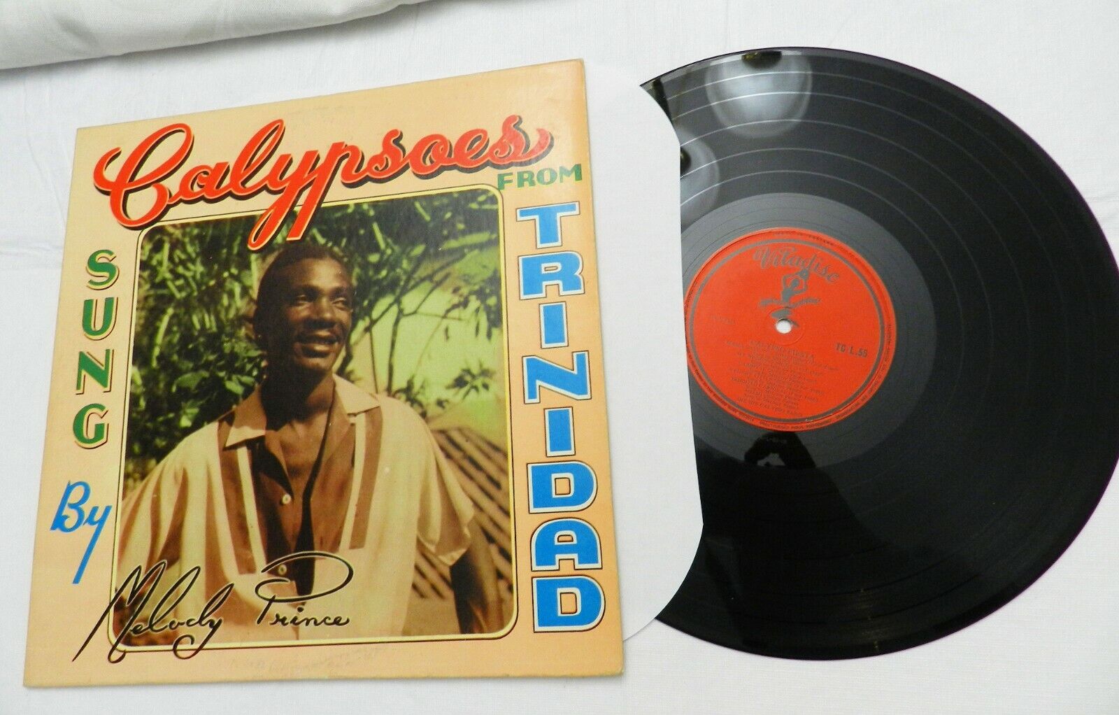 LP, Melody Prince, Calypsoes from Trinidad Sung by Melody Prince, 1957, VG+ 