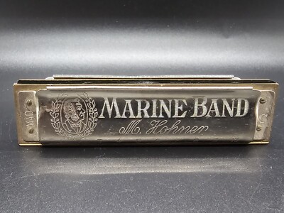 M. Hohner Marine Band Harmonica No. 1896 Key of G made in Germany
