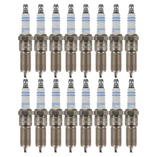 Bosch Nickel Spark Plug Set (16 Pieces) For 300 Aspen Durango Commander 5.7 V8