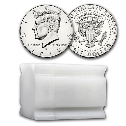 2013-D Kennedy Half Dollar 20-Coin Roll BU