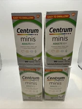 4X Centrum Minis Adults 50+ Multi Vitamin + Mineral 180 x 4 = 720 Tabs EXP 02/24