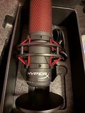 HyperX QuadCast Red LED USB Cardioid Microphone - Black