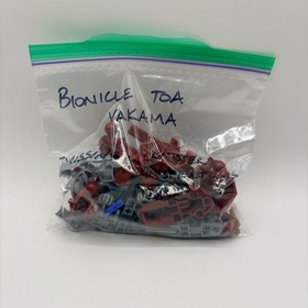 Lego Bionicle Toa Vakama 8601 Metru Nui Fire Action Figure Red NO DISC Canister