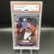 STEFON DIGGS 2015 Panini PRIZM ROOKIE RC PSA 9